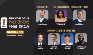 Leyendas de otros deportes asistirán a Rio Ferdinand en el sorteo final de la Copa Mundial de la FIFA 2026™